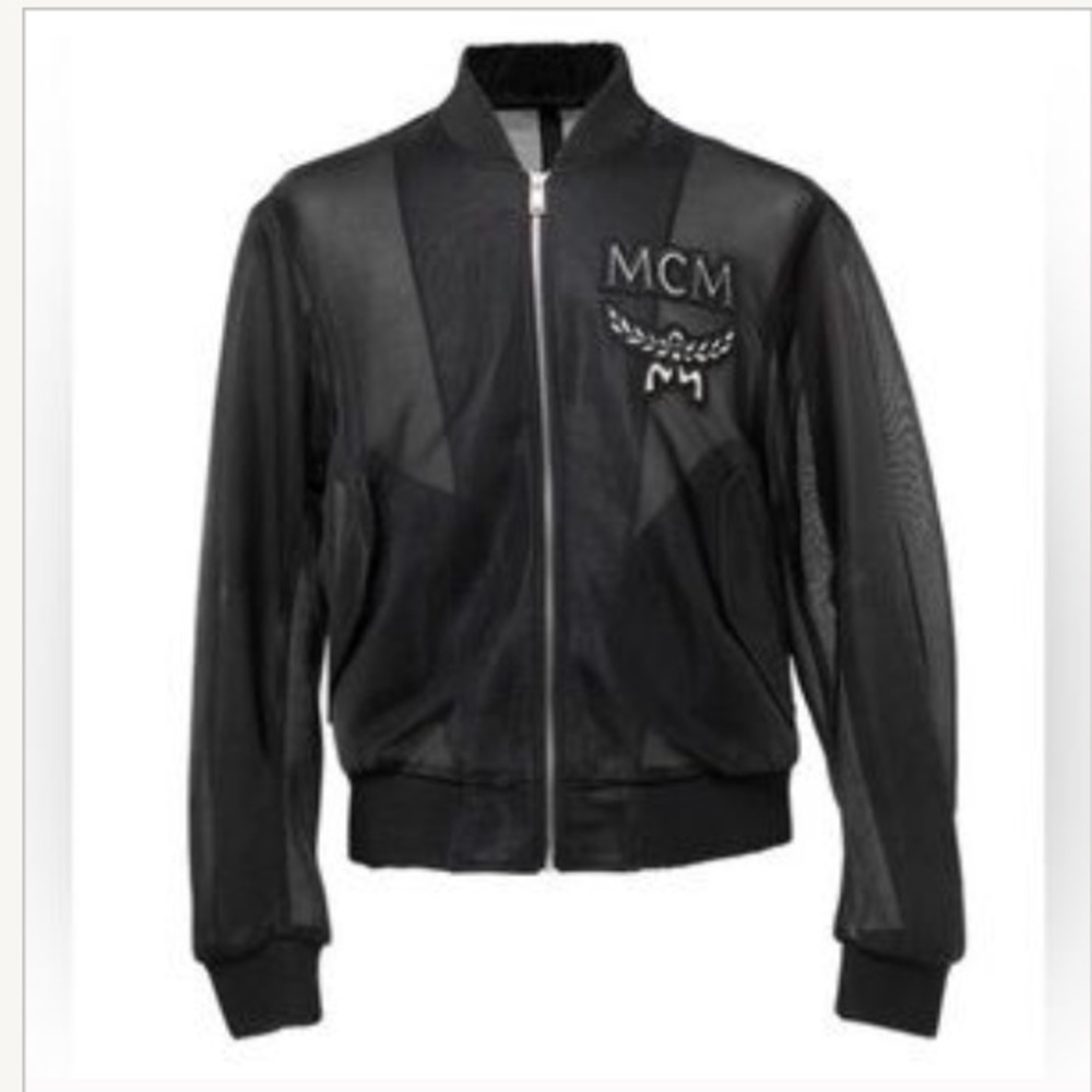 MCM Men's Mesh Bomber Jacket - Picture 1 of 9